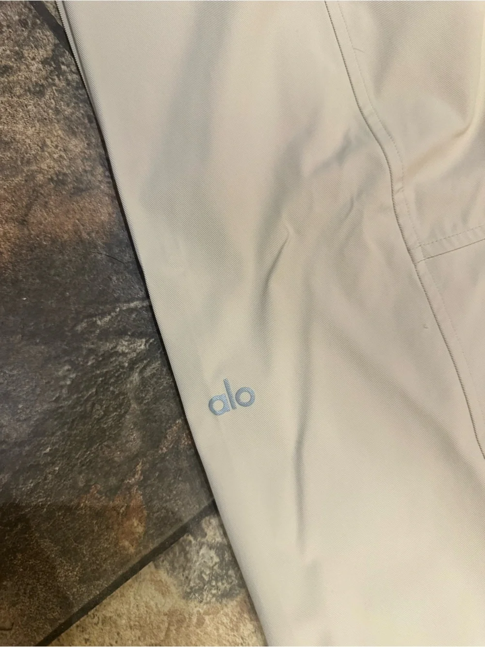 ALO Yoga Beige Wide-Leg Pants